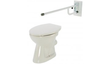 Madlo k WC sklopné s pojistkou - 4232