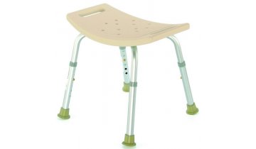 Stolička do sprchy s nastavitelnou výškou, bez opěradla