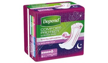 Inkontinenční vložky - Depend Super Plus, 6 ks