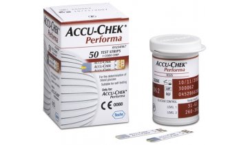 Testovací proužky do glukometru Accu-Chek Performa, 50 ks