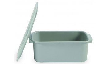 Toaletní nádoba pro klozetová křesla, plastová s víkem