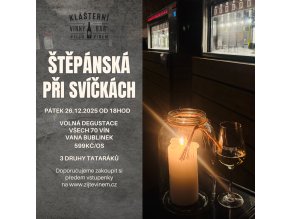 Štěpánská při svíčkách