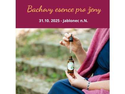 Bachovy esence pro ženy - beseda