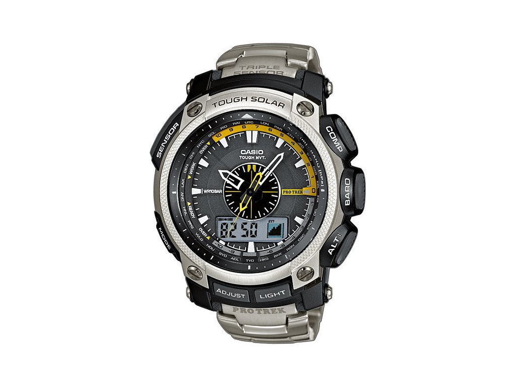 Aftale Pelmel Romantik Casio PRW-5000T-7ER Sport - Žilka hodinky