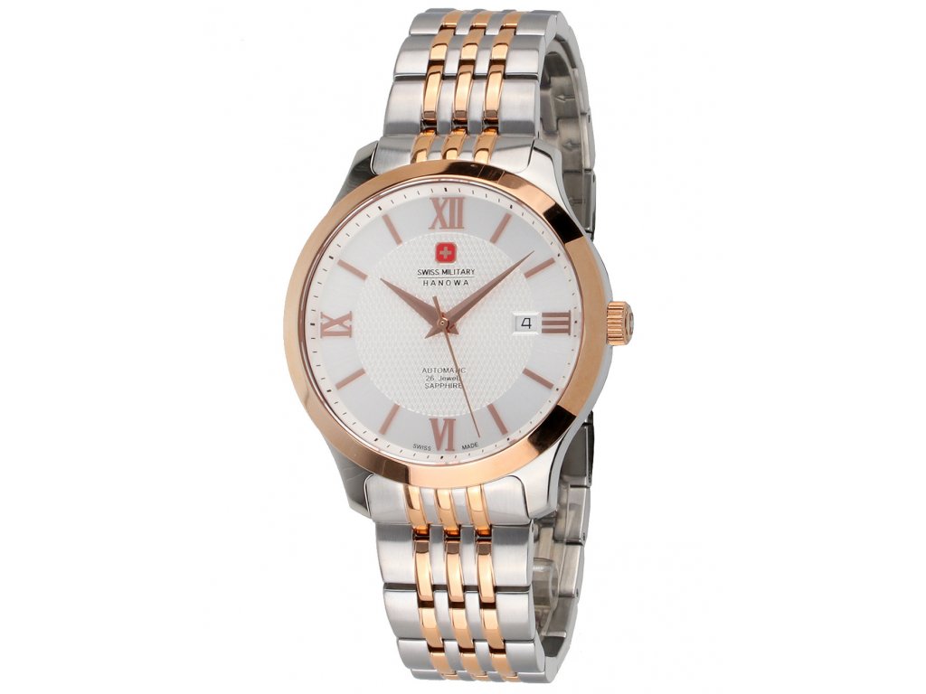 Swiss military hanowa automatic 26 jewels sapphire best sale