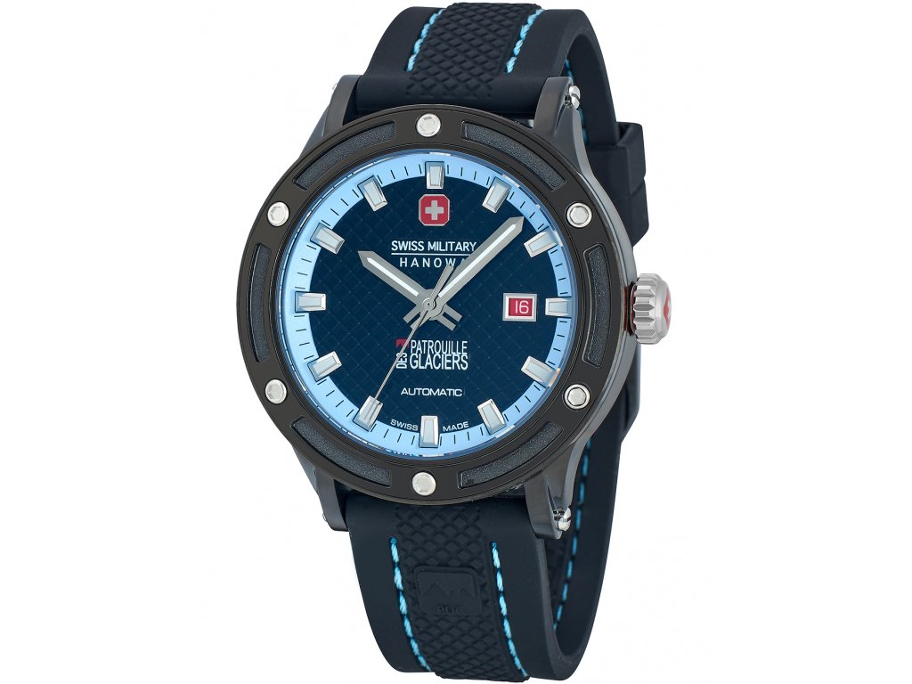 Blauwdruk Gezichtsveld Superioriteit Swiss Military Hanowa 05-4349.13.001 PDG Automatik 45mm - Žilka hodinky Blauwdruk Gezichtsveld Superioriteit Swiss Military Hanowa 05-4349.13.001 PDG Automatik 45mm - Žilka hodinky
