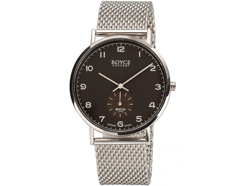 Boccia 3642-02 Men`s Watch Royce Titanium 39mm