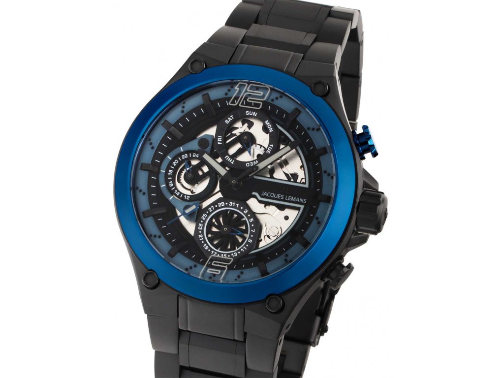 Jacques Lemans 1-2150G Manchester - Žilka hodinky | Quarzuhren