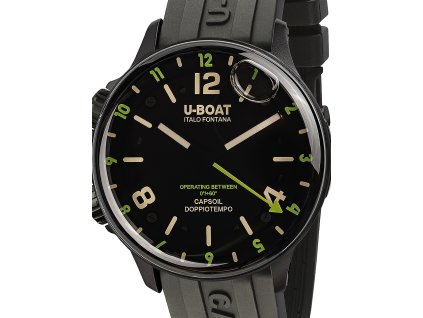 U-Boat 8840 Capsoil Doppiotempo DLC GMT 45mm