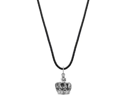 Rebel & Rose NL024-S-70 Unisex Necklace - Royal Crown