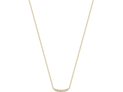 Ania Haie NAU004-03YG Ladies Necklace - Magma Curve