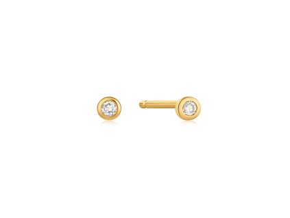 Ania Haie EAU001-24YG Earrings - Gold Bezel