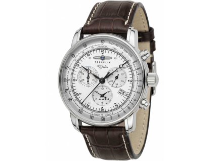 zeppelin 7680 1 100 jahre zeppelin alarm chronograph herrenuhr 002