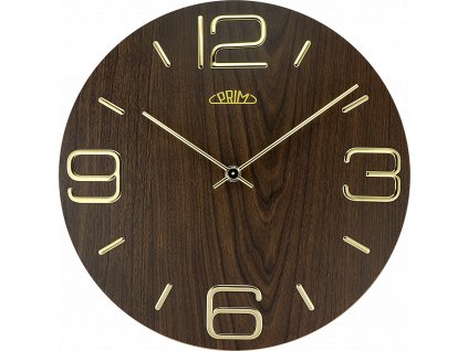 Nástěnné hodiny PRIM Timber Noble I