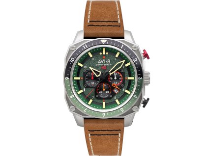 AVI-8 AV-4100-01 Hawker Hunter Dual Time Chronograph 43mm 5ATM