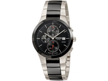 Boccia 3748-01 Mens Watch Chronograph Titanium 39mm