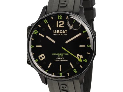 U-Boat 8840/B Capsoil Doppiotempo DLC GMT 45mm