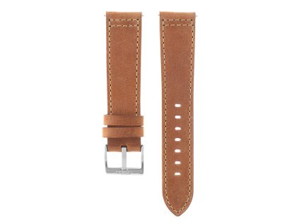 Řemínek RB.13191 (22 mm) - světle hnědý - PRIM Pilot Dual Time, Hnědá