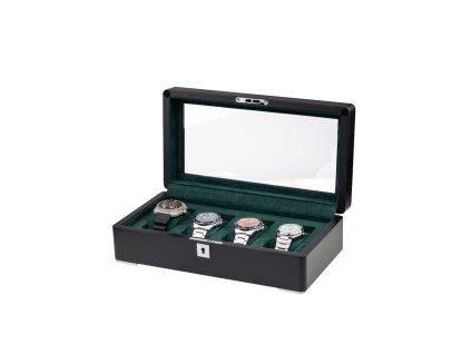 rothenschild rs 3420 4 bl gre watchbox open 2