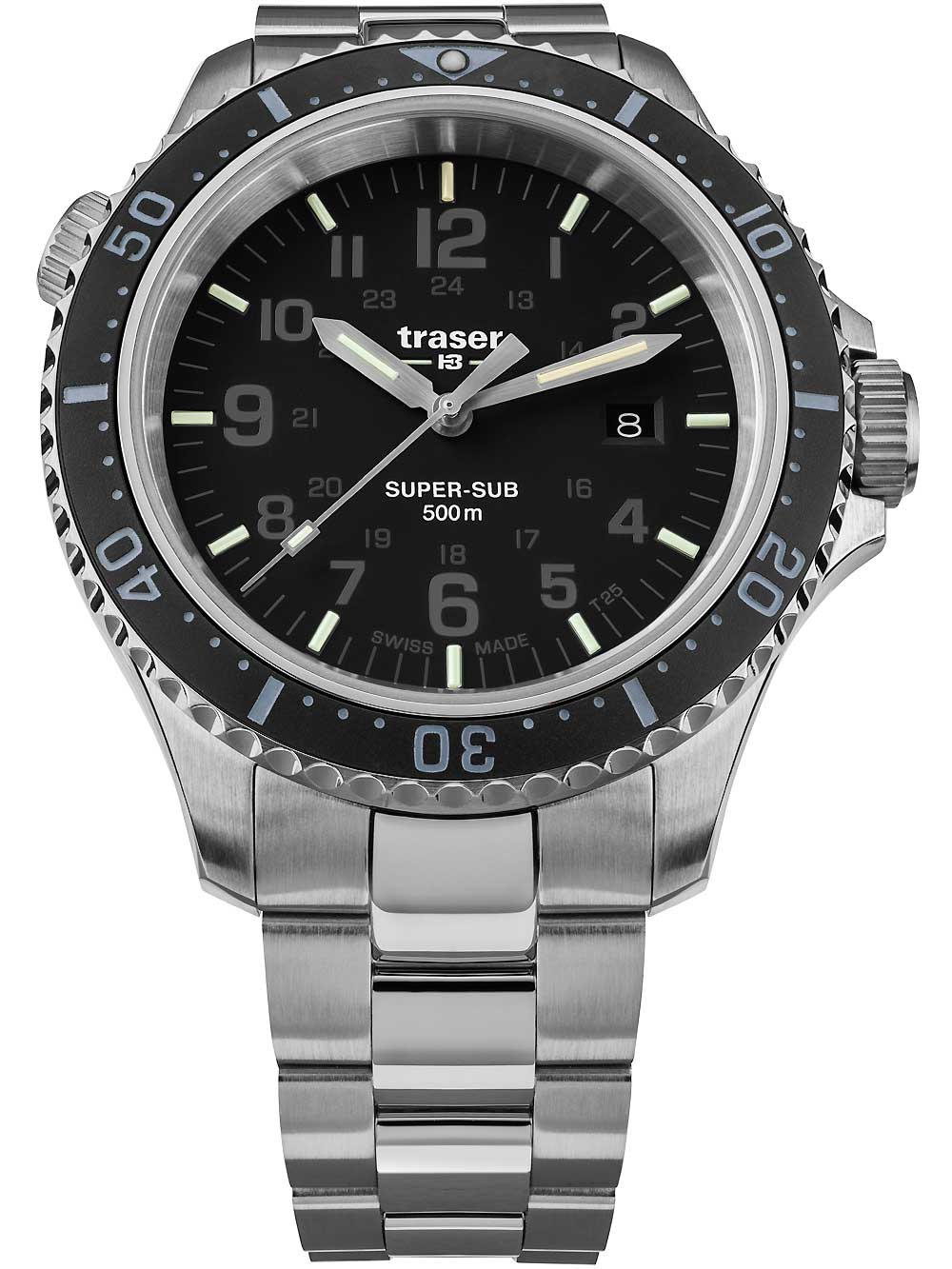 Traser 109378 P67 T25 SuperSub Black 46 mm