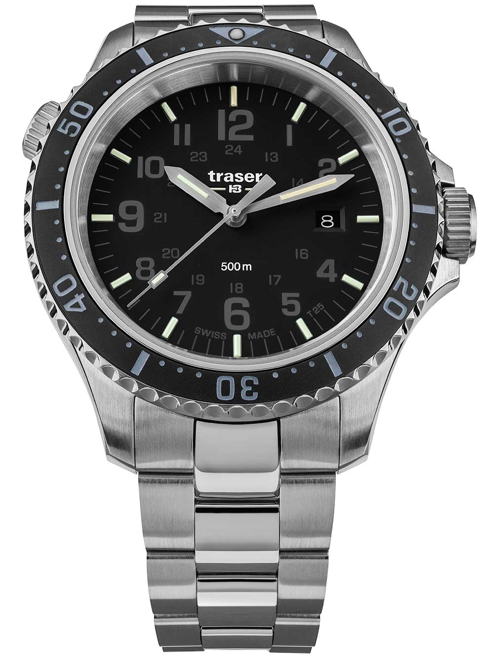 Traser 109378 P67 T25 SuperSub Black 46 mm