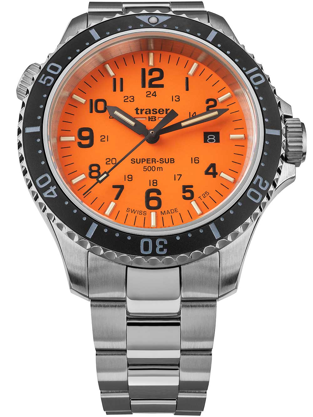 Traser 109381 P67 T25 SuperSub Orange 46 mm