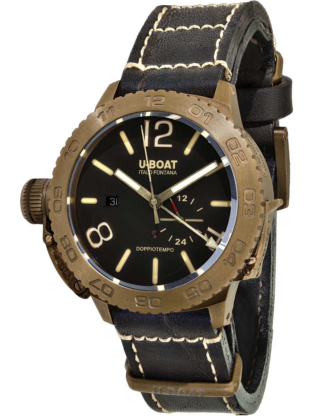 U-Boat 9008 Doppiotempo Bronze 46 mm