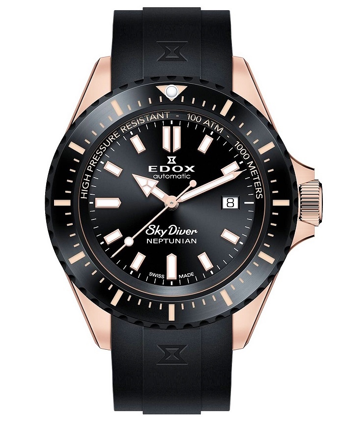 Edox 80120-37RNNCA-NIR Skydiver 44mm
