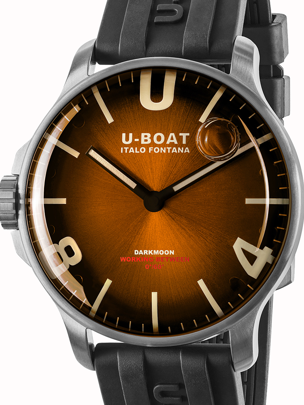 U-Boat 8703/B Darkmoon 44mm SS 8703/B