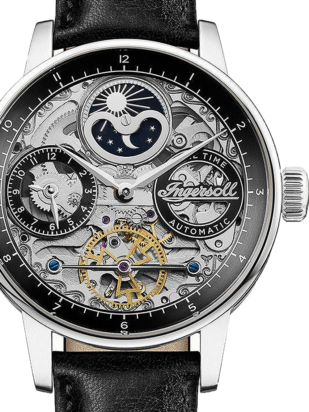 Ingersoll I07701 The Jazz Dual Time Automatik 42mm