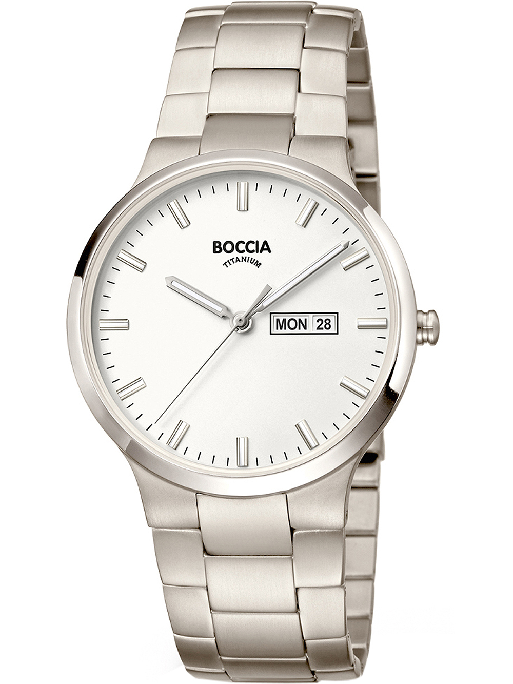 Boccia 3649-01 Mens Watch Titanium 39mm