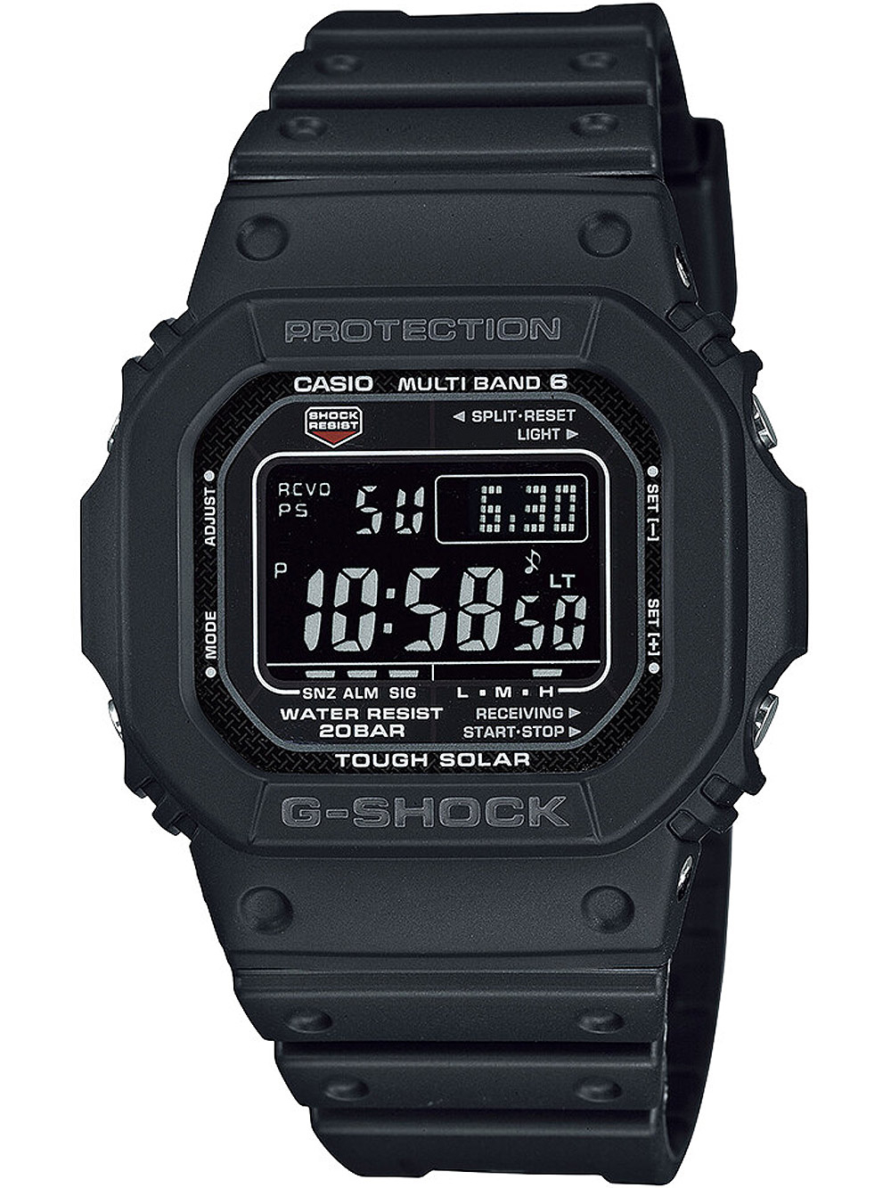 Casio GW-M5610U-1BER G-Shock Solar radio controlled watch 43mm