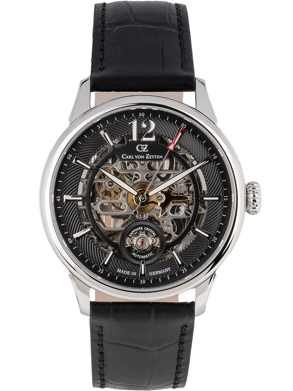 Carl von Zeyten CVZ0080BKS Schramberg automatic 43mm