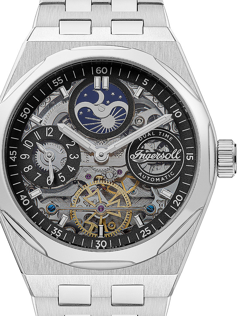 Ingersoll I12901 The Broadway Dual Time Automatic 43mm