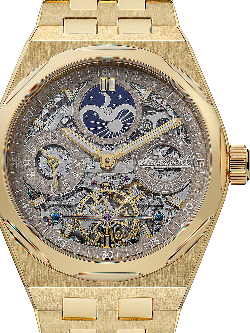 Ingersoll I12902 The Broadway Dual Time Automatic 43mm