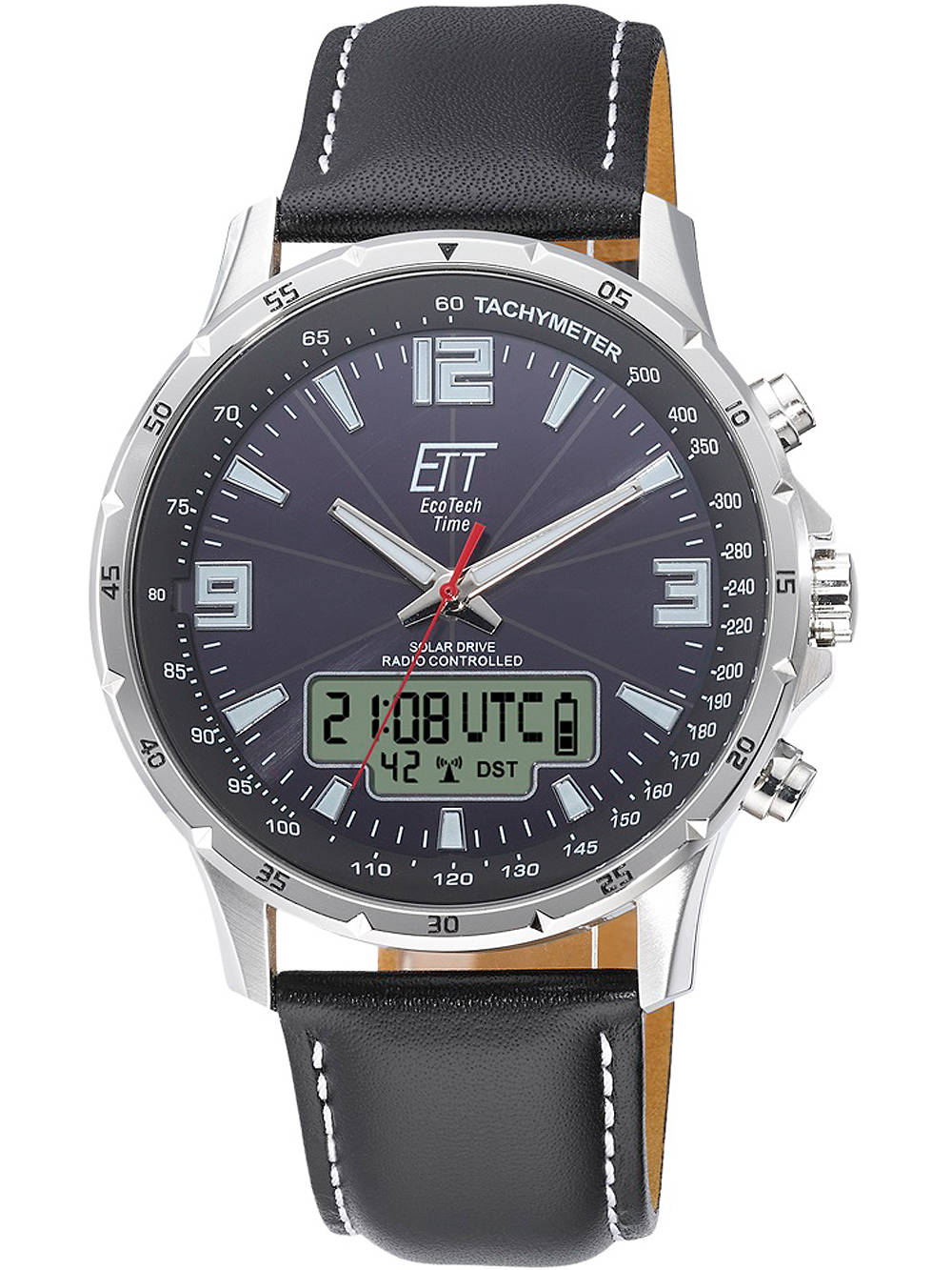 ETT Eco Tech Time EGS-11550-21L Professional Radio Controlled men`s 43mm