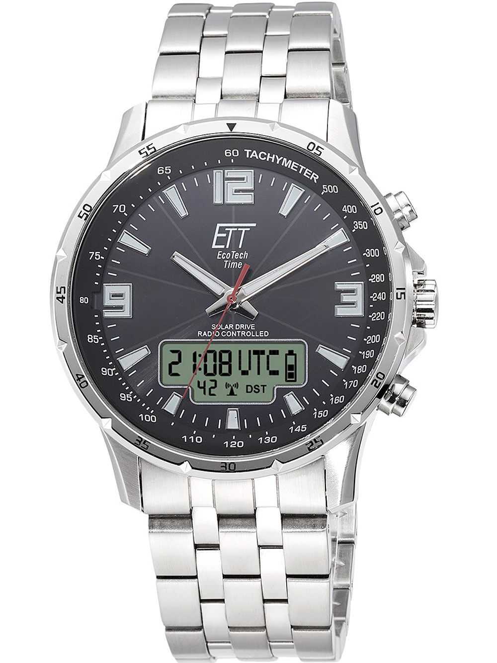ETT Eco Tech Time EGS-11551-21M Professional Radio Controlled men`s 43mm