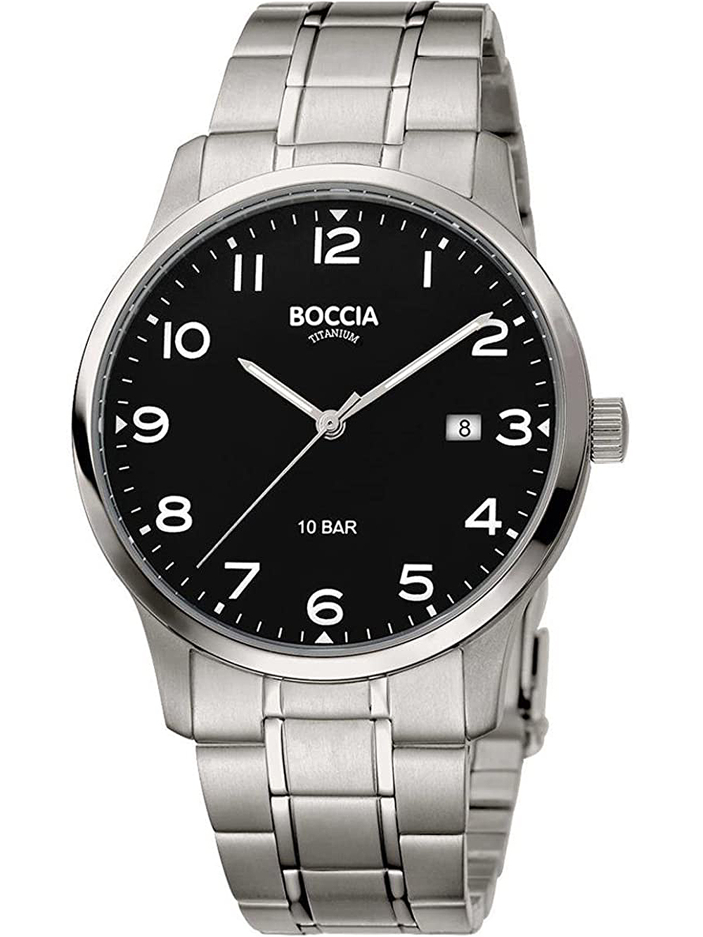 Boccia 3621-01 Mens Watch Titanium 40mm