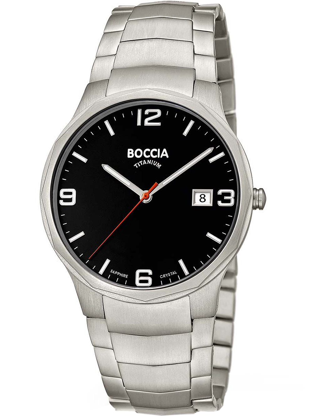 Boccia 3656-02 Men`s Watch Titanium 39mm