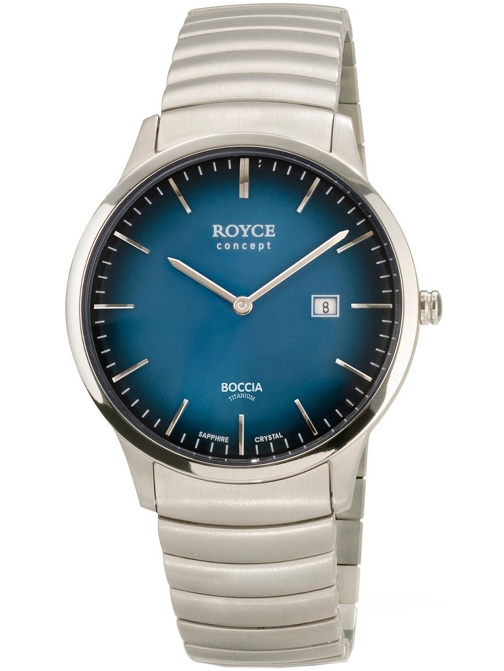 Boccia 3645-03 Men`s Watch Royce Titanium 40mm
