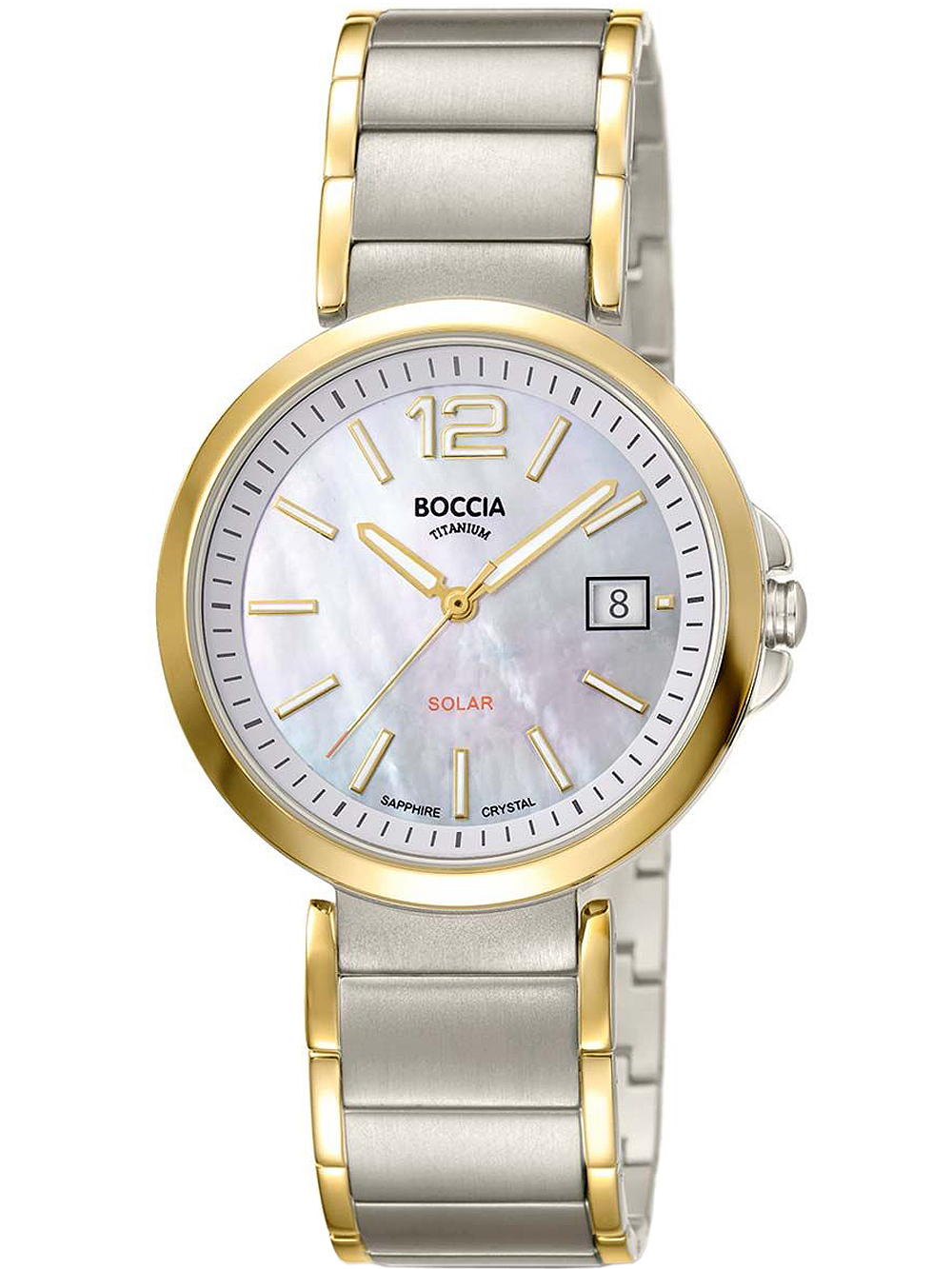 Boccia 3332-02 Ladies Watch Solar Titanium 35mm