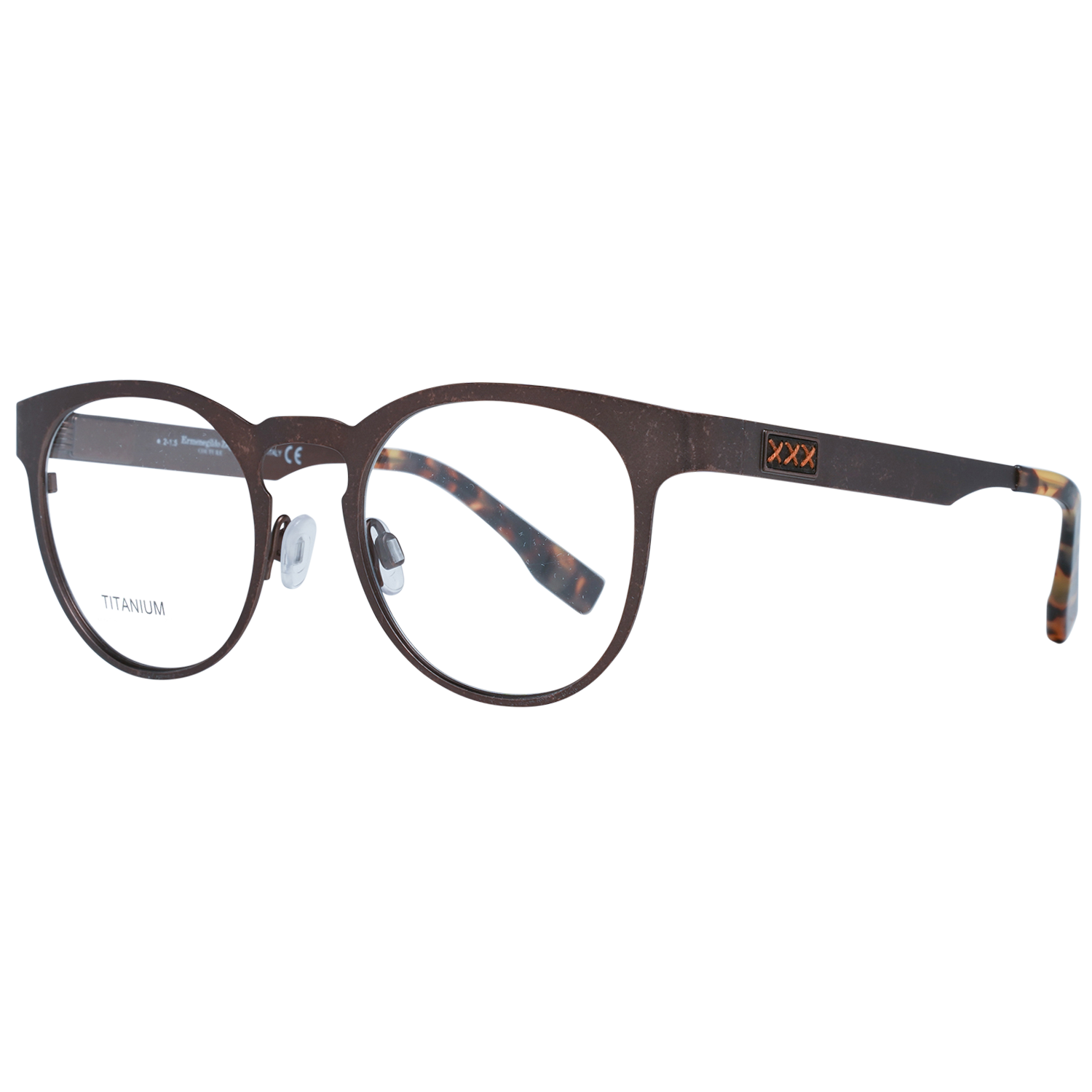 Ermenegildo Zegna obroučky na dioptrické brýle ZC5003 48 038 Titanium  -  Pánské