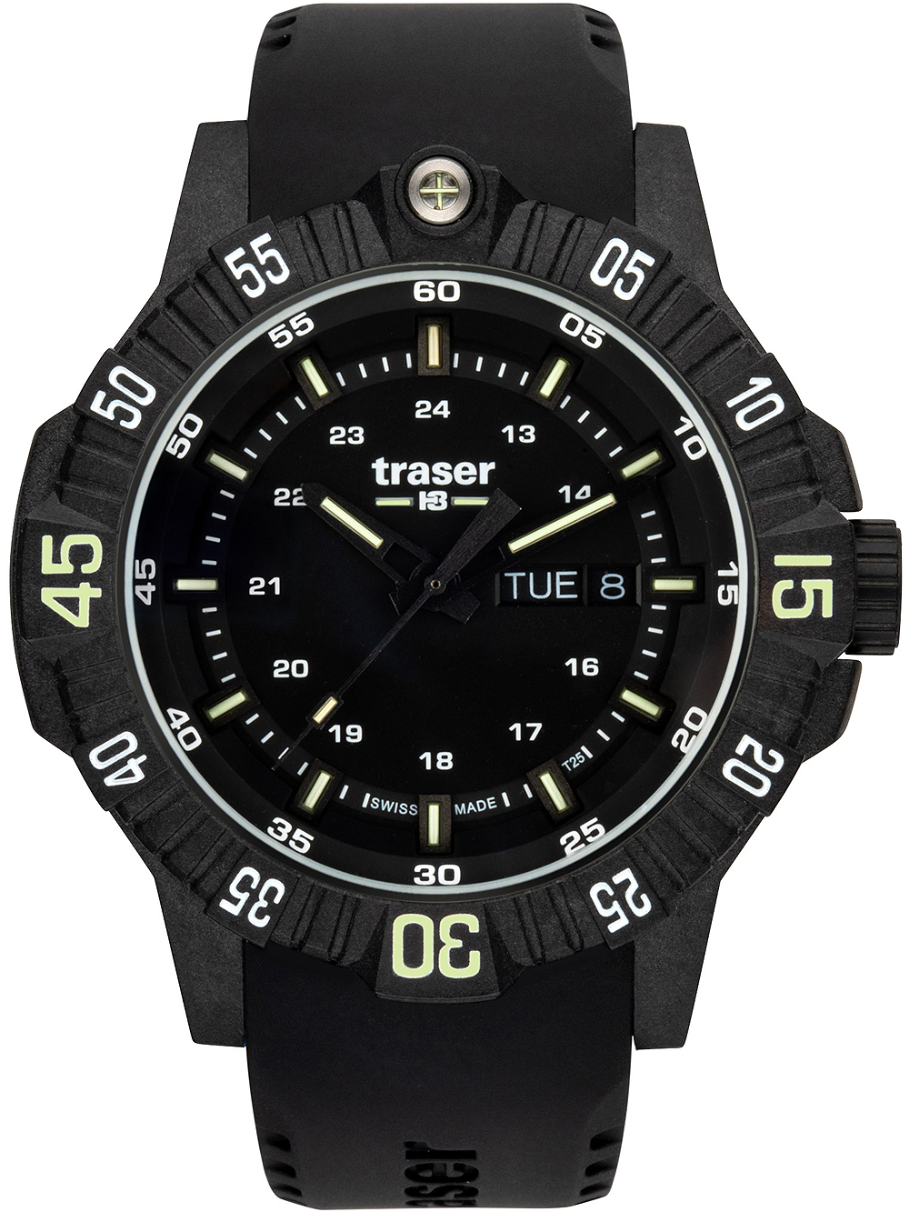 Traser 110723 P99 Q Tactical Black 46mm