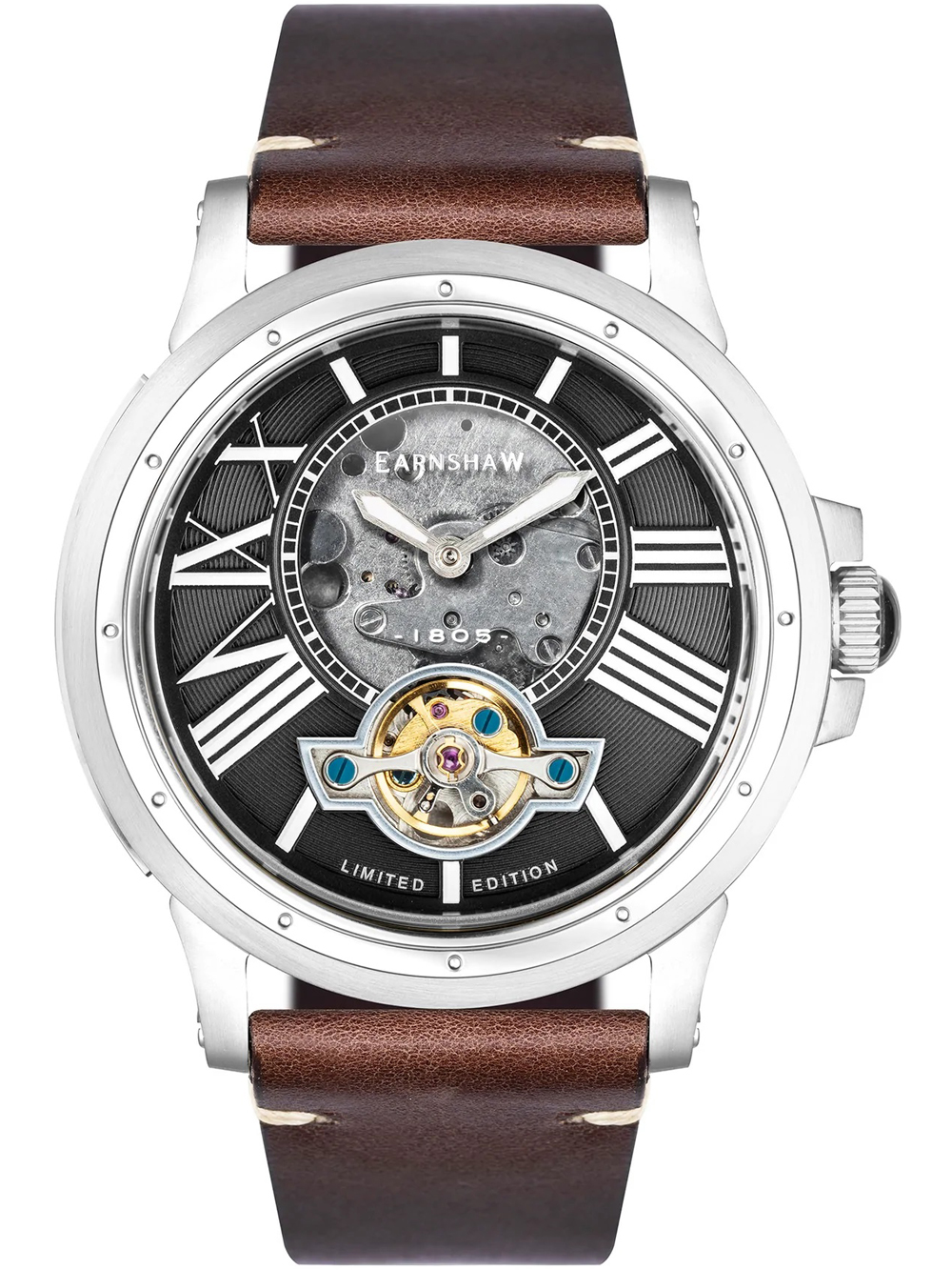 Thomas Earnshaw ES-8244-01 Bertha Open Heart Skeleton Limited X/500