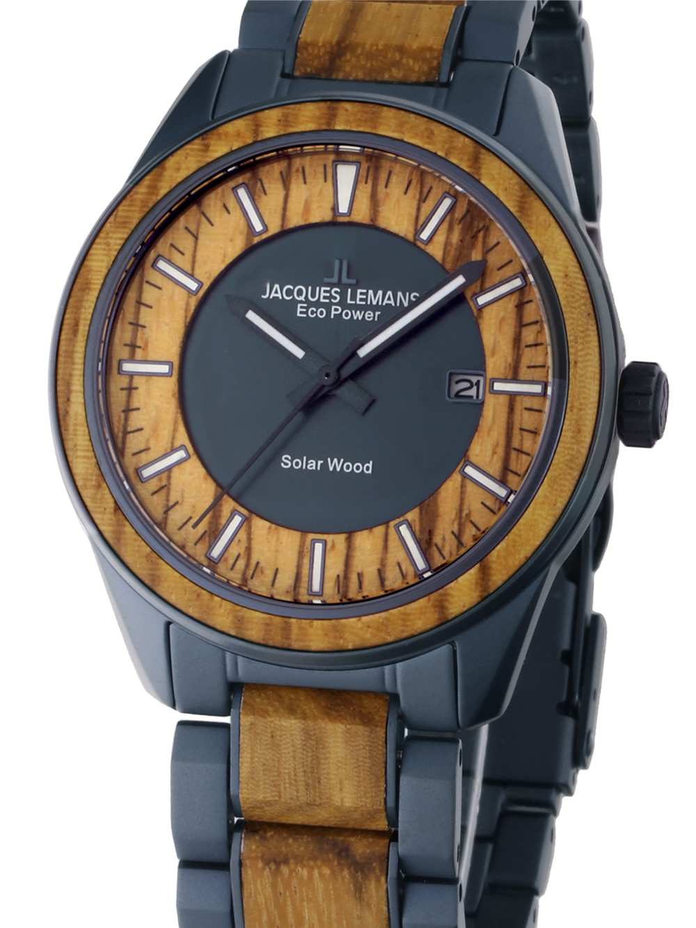 Jacques Lemans 1-2116M Eco-Power men`s Solar 40 mm