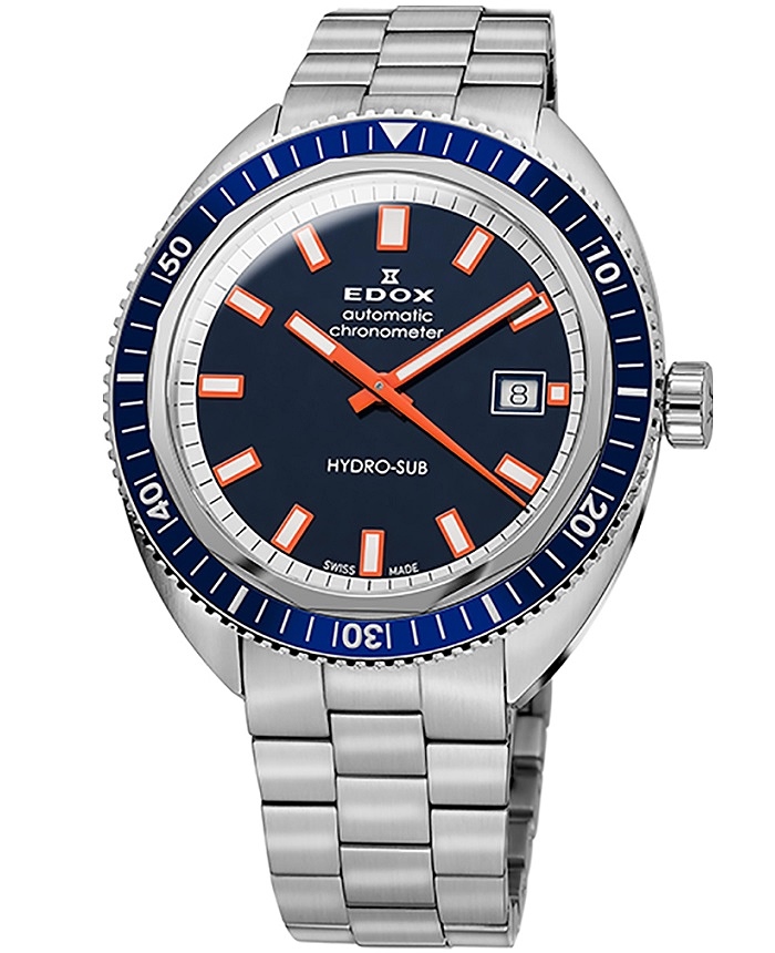 Edox 80128-3BUM-BUIO Hydro-Sub Automatic 42mm