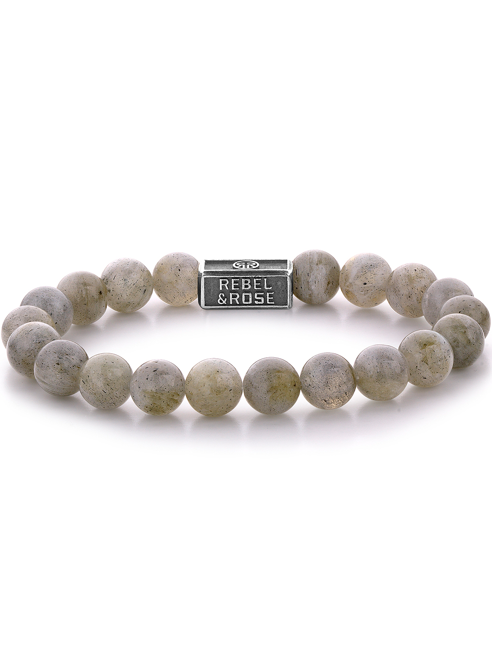 Rebel & Rose RR-8S005-S-L Mens náramek - Labradorite Shield 925
