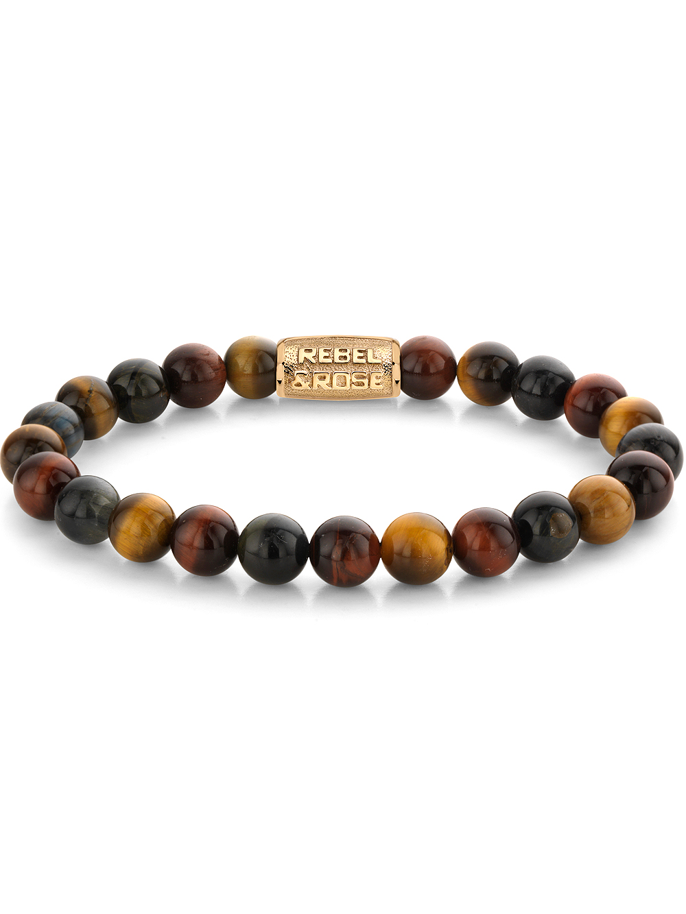 Rebel & Rose RR-80088-G-M Mens náramek - Who's afraid of the Tiger