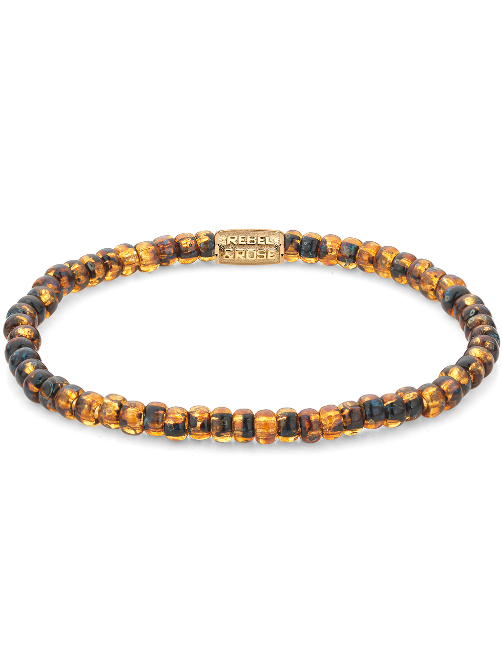 Rebel & Rose RR-40114-G-S Ladies náramek - Glass Rocks Tiger