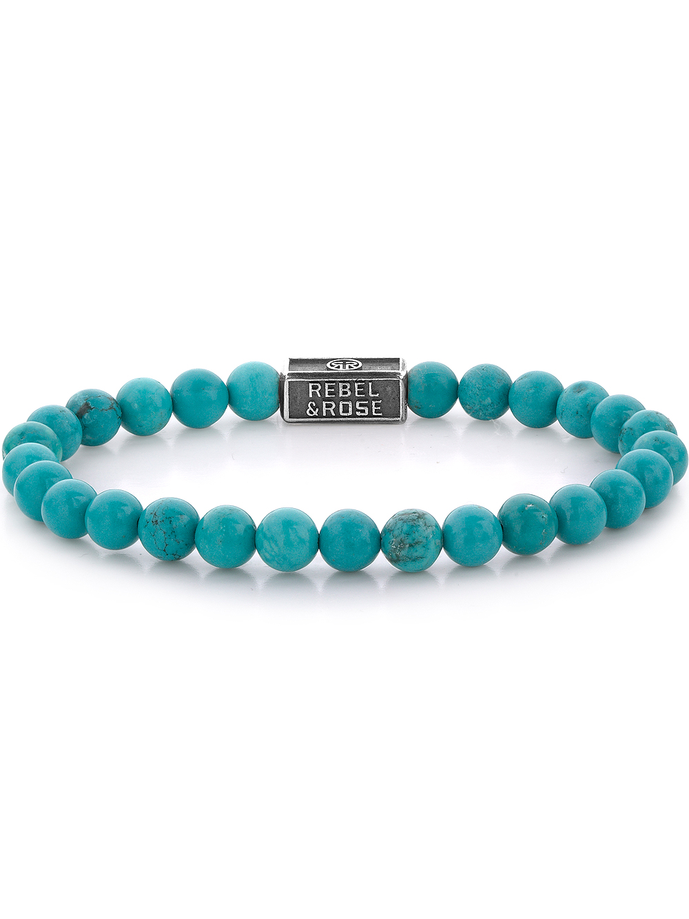 Rebel & Rose RR-6S001-S-M Unisex náramek - Turquoise Delight 925